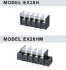 EX28H/EX28HM 7.62mm barrier strip terminal block